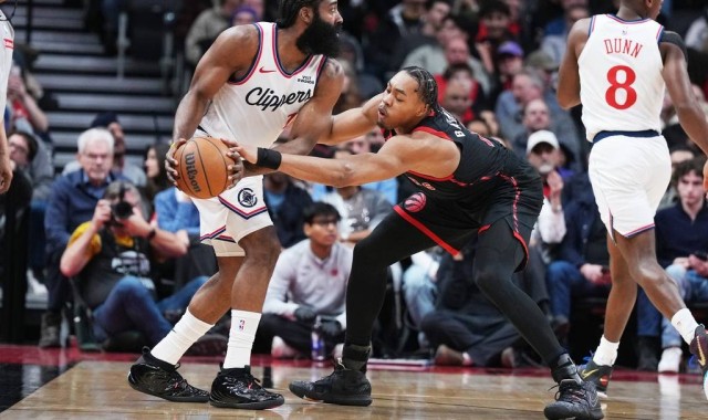 小卡缺战哈登31+10巴恩斯24+7+6 快船加时擒猛龙