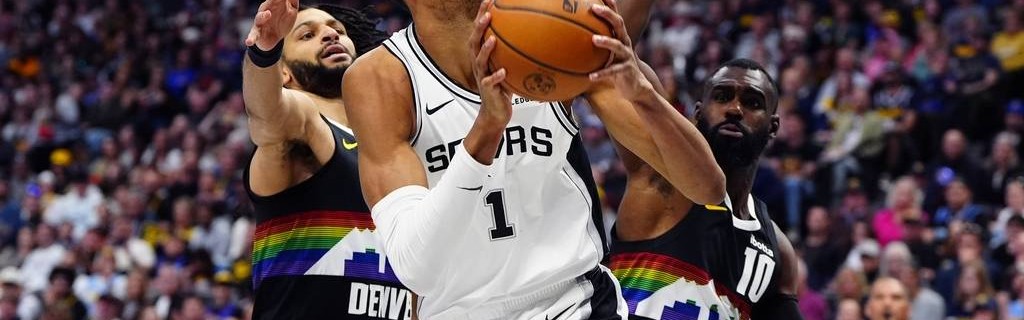 约基奇40+13文班亚马34+18 掘金加时险胜马刺迎8连胜