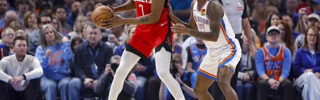 申京17+12+11杜兰特20分 火箭击败雷霆