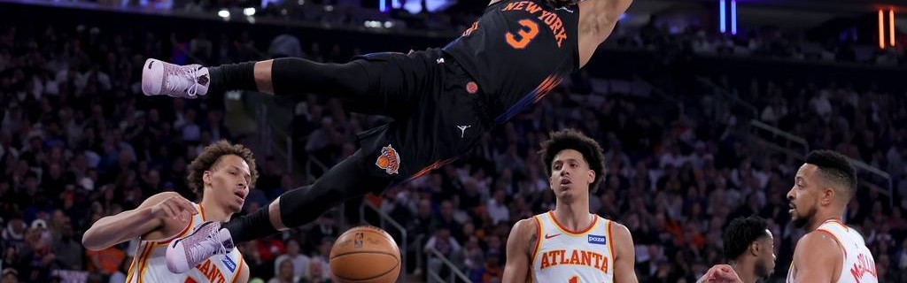 麦科勒姆32+6布伦森29+7 老鹰逆转尼克斯扳平总分1-1