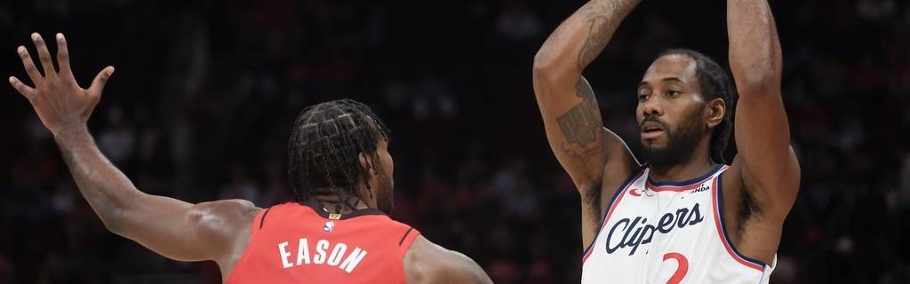 伦纳德27+12杜兰特空砍21+8+6 快船复仇火箭