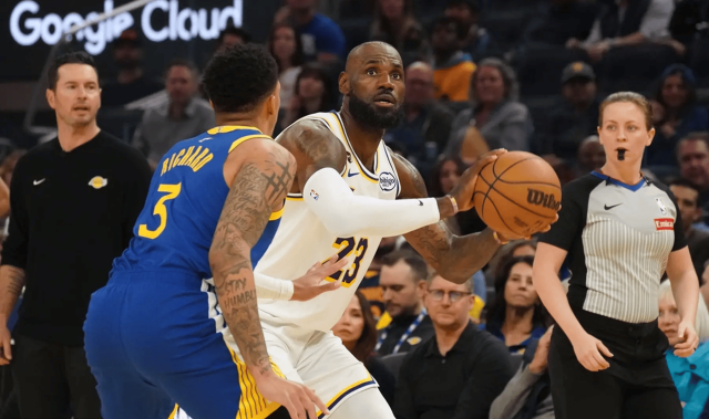 东契奇26+6+8詹姆斯22+7+9 湖人客场大胜勇士