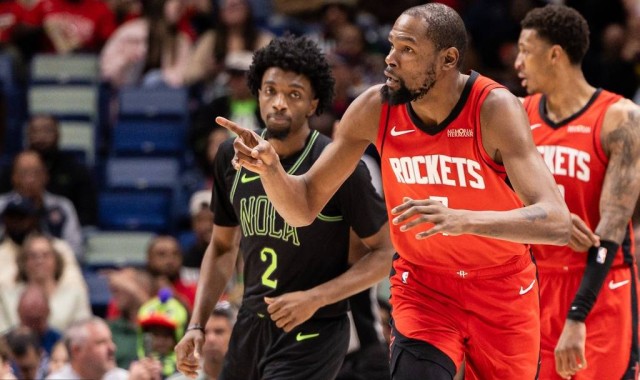 申京36+14杜兰特20分 火箭大胜鹈鹕